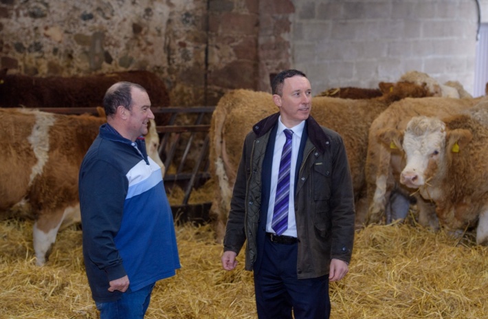 Derek Mair and Gerald Smith Drumslee Farm